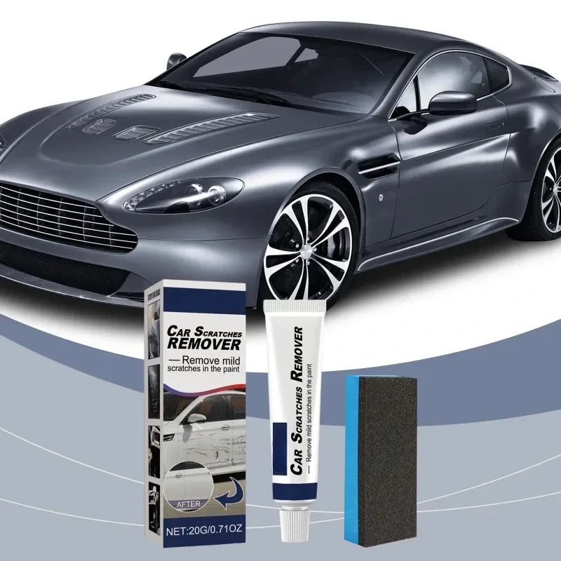 Car Scratch Repair Paste with Professional Sponge – Removes Scratches and Damage from All Paint Types | Sansoti