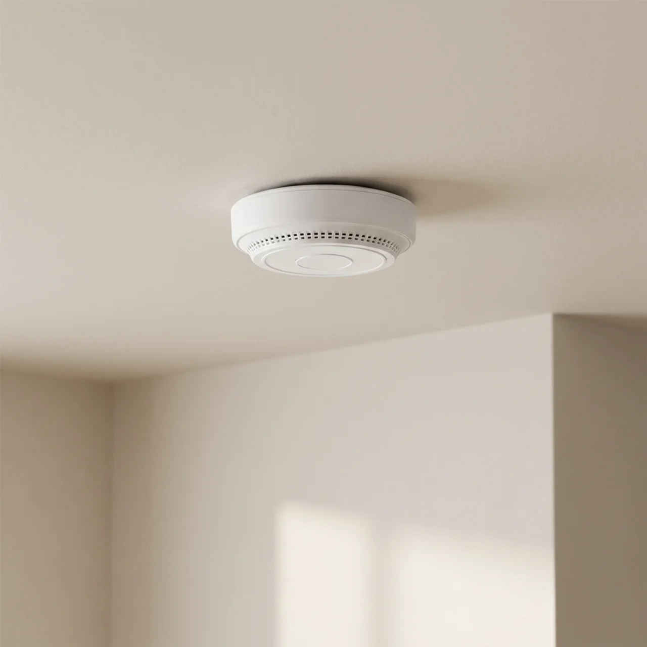 Slimme WiFi Rookmelder met Warmtesensor Bluetooth Indoor Plafond of Muurbevestiging | Smart Rookdetector Tuya App Plafondmontage Brandbeveiliging Alarm 85dB | Sansoti
