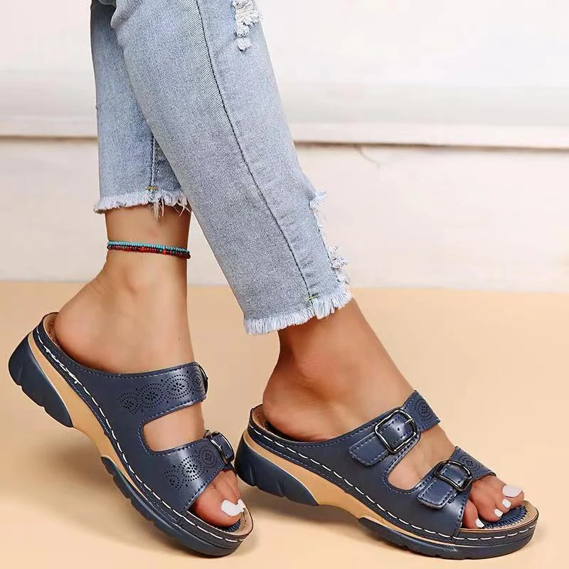 Orthopedische Sandalen Dames met Verstelbare Gespen en EVA-Zool Comfortabel en Ondersteunend Zomerschoeisel | Sansoti