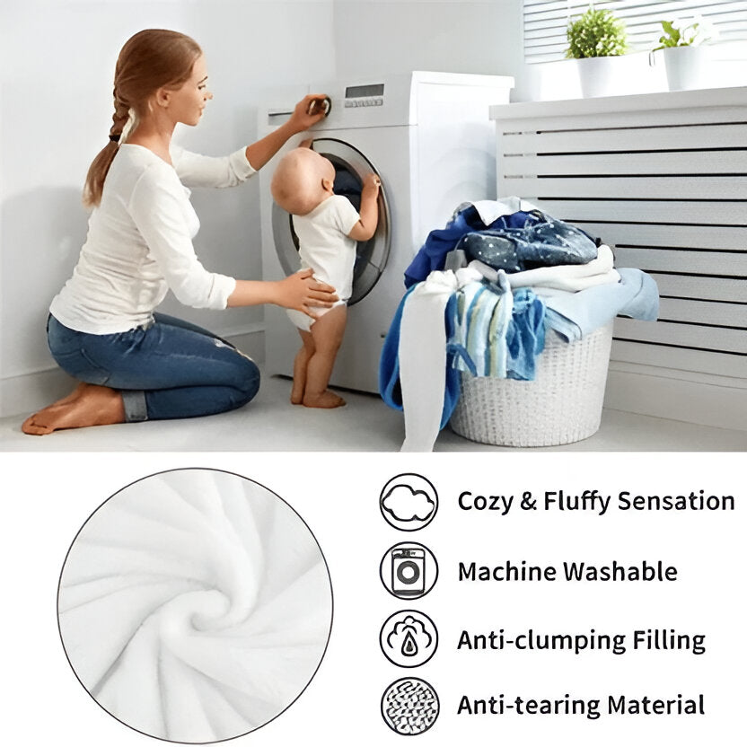 Koc z miękkiego pluszu na cztery pory roku 100x160 cm Jasnobrązowy Ciemnoszary Pastelowy Błękitny Koc na łóżko i kanapę | Sansoti