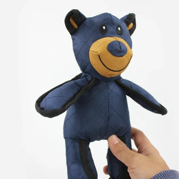 Jouet pour chien en forme d'ours câlin, pour mâcheurs intensifs, avec couineur, jouet en peluche durable pour chien | Sansoti