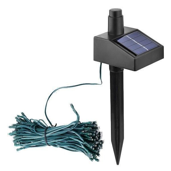 String of 100 Solar-Powered LED Lights, 17 Metres, Outdoor Lighting, Garden Party, Ambient Lighting, Garden Decoration | Sansoti