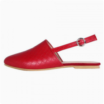 Gevlochten Slingback Ballerina's Dames Zomer Ademend Comfortabel Platte Schoenen Elegante Casual Slippers | Sansoti