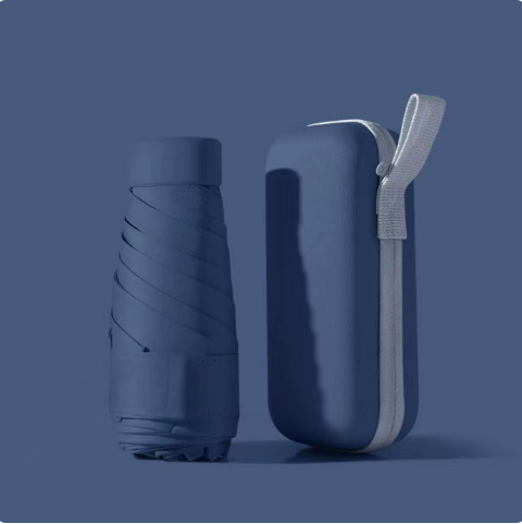 Opvouwbare Reisparaplu met Waterdicht Etui – Compacte Paraplu voor Onderweg Reizen en Dagelijks Gebruik | Sansoti