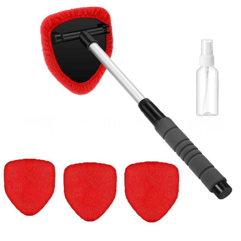 Window Squeegee with Rotating Head and Telescopic Handle PVA Sponge for Car Windows Mirrors Windows Streak-Free | Sansoti