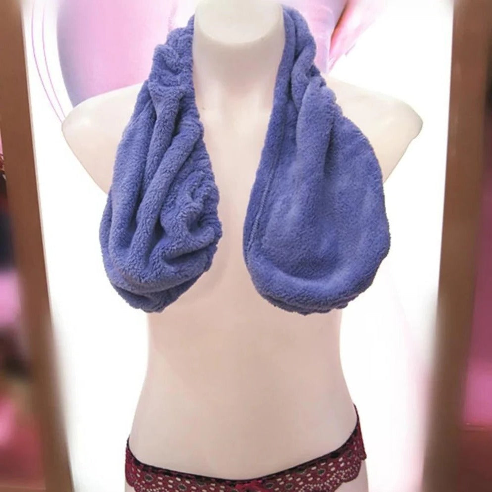 Handtuch-BH ohne Bügel – schweißabsorbierendes Frottee für Damen – verstellbare, atmungsaktive Sport-Unterwäsche | Sansoti