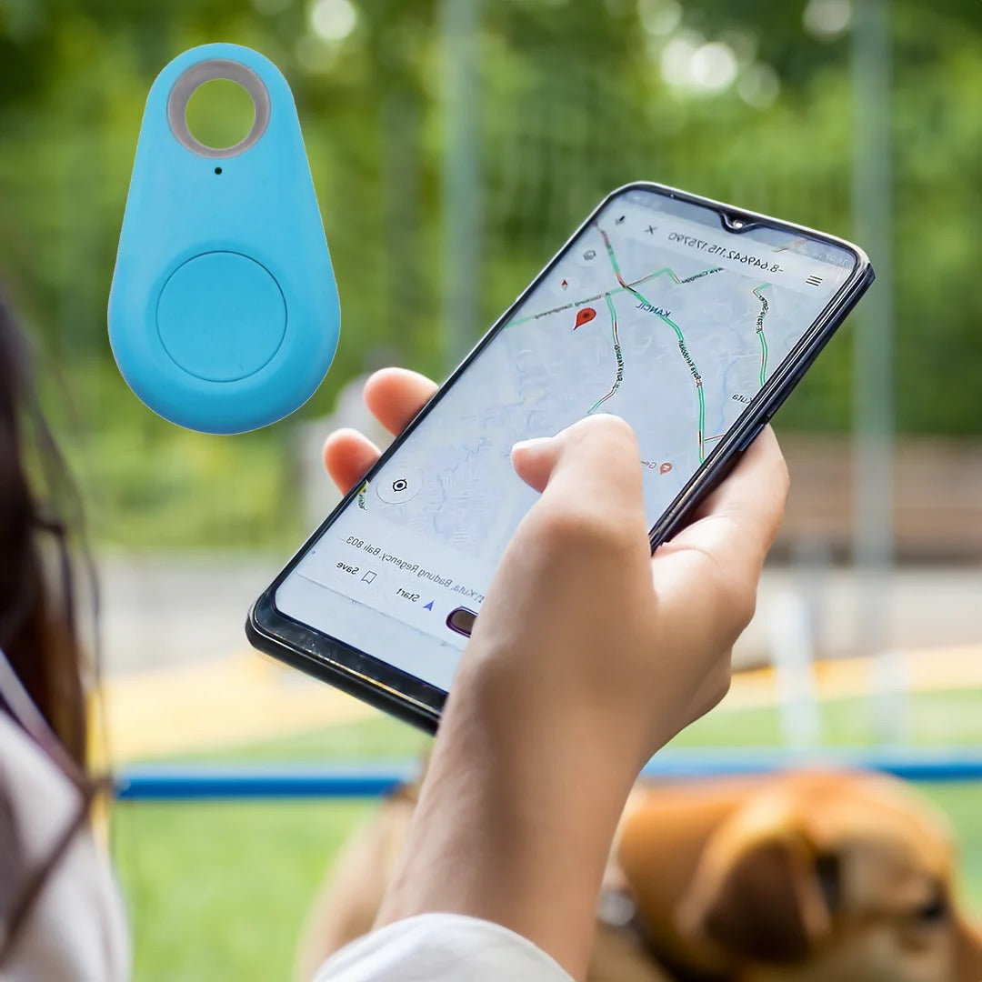 Waterdichte GPS Tracker voor Huisdieren met Bluetooth en App Controle Realtime Locatie Honden Katten Veiligheid | Sansoti