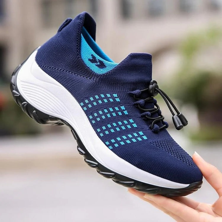 Orthopedische Sneakers met Brede Pasvorm Voetboogondersteuning en Demping voor Maximaal Loopcomfort Dagelijks | Sansoti