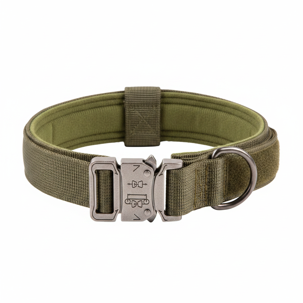 Adjustable Dog Collar with Handle and Soft Padding for Active Dog Training Walking Control | Sansoti