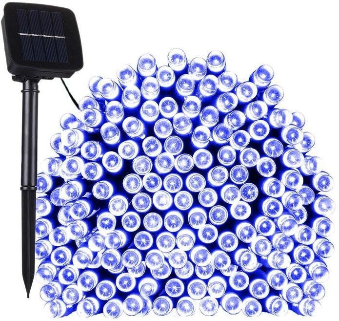 String of 100 Solar-Powered LED Lights, 17 Metres, Outdoor Lighting, Garden Party, Ambient Lighting, Garden Decoration | Sansoti