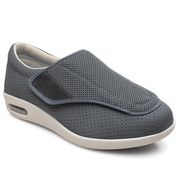 Extraweite Komfortschuhe mit Memory-Foam-Fußbett, Schnürung, Wanderschuhe für Damen und Herren, Unisex, Barfußschuhe, atmungsaktiv und sportlich | Sansoti
