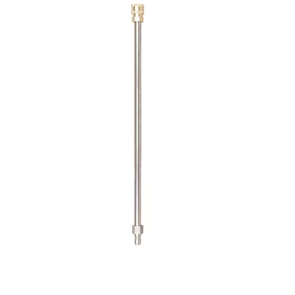 Lance télescopique pour nettoyeur haute pression, portée de 7,3 m, laiton et acier inoxydable, 4000 PSI, avec buses à code couleur | Sansoti