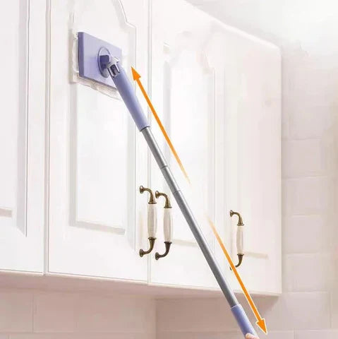 Draaibare Vlakke Dweil met Handsfree Wisselsysteem voor Hygiënisch Schoonmaken | Sansoti