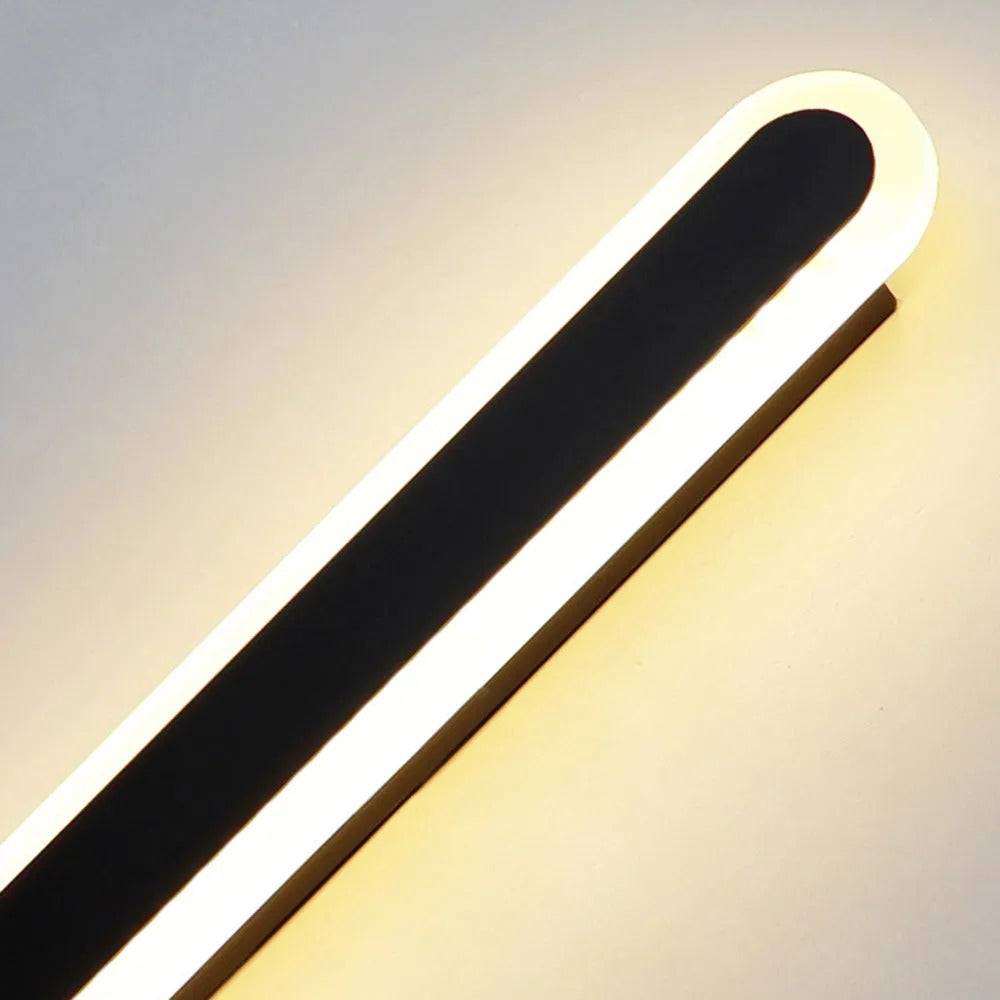 Oval Wall Light IP65 Waterproof LED Outdoor Lighting Metal Acrylic for Garden Facade Terrace Balcony Veranda | Sansoti