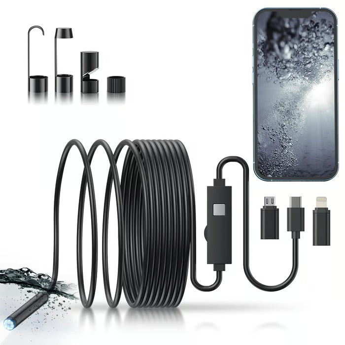 Inspektionskamera Handy 1080P HD 5 Meter Kabel LED Endoskop | Restfield