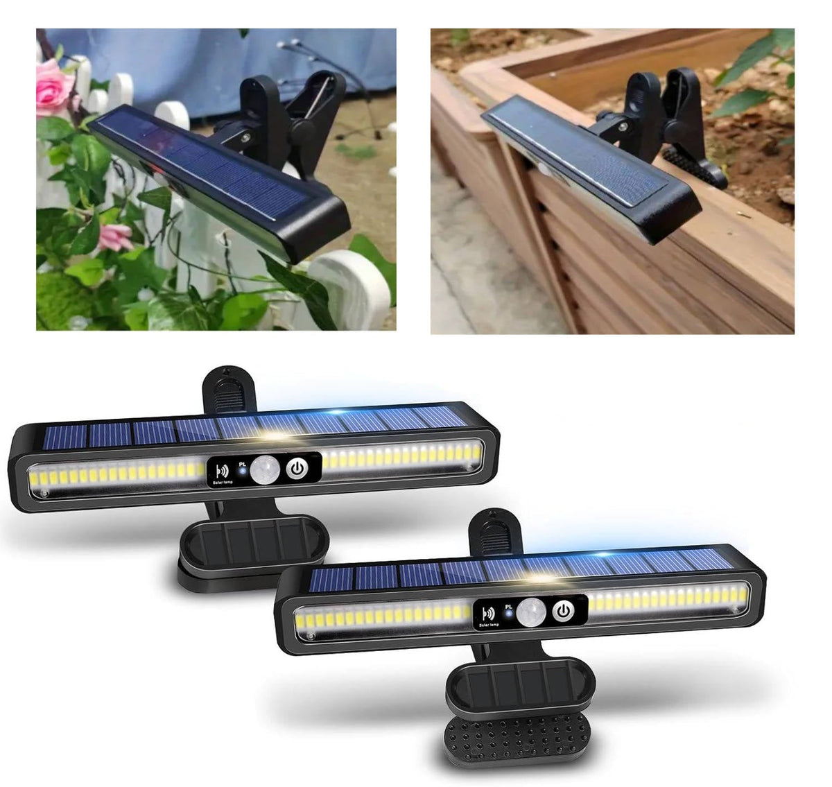 Applique d'extérieur sans fil à énergie solaire avec détecteur de mouvement, 36 LED, 400 lumens, éclairage de jardin, lot d'appliques murales | Sansoti