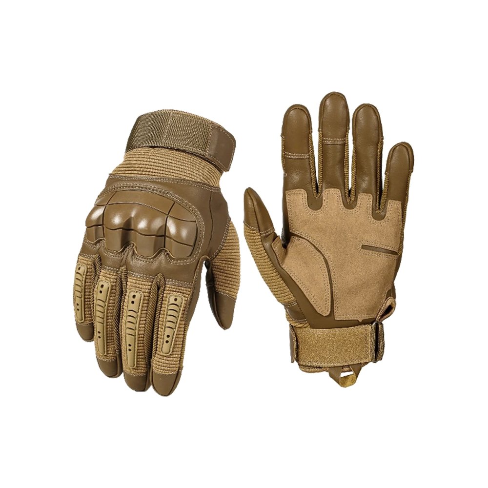 Tactiele Werkhandschoenen met Versterkte Knokkels Volledige Vingers Heavy Duty Bescherming voor Outdoor | Sansoti
