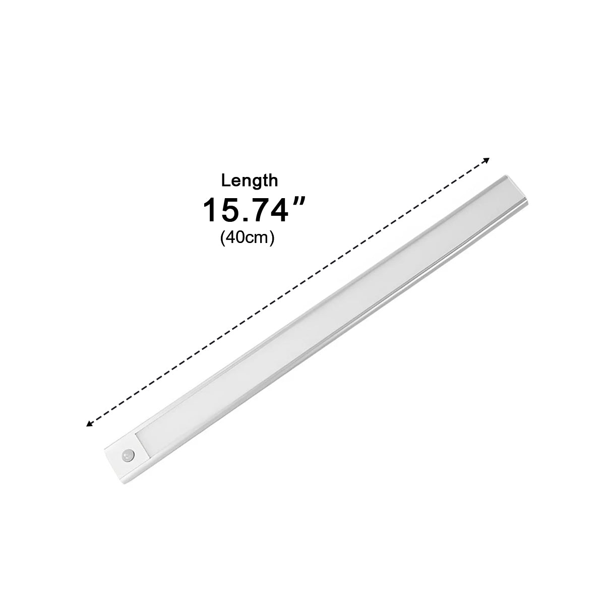 Kastverlichting LED Bewegingssensor Aluminium Zwart USB Oplaadbaar Onderkastlamp Keuken Kledingkast Nachtlamp Draadloos | Sansoti