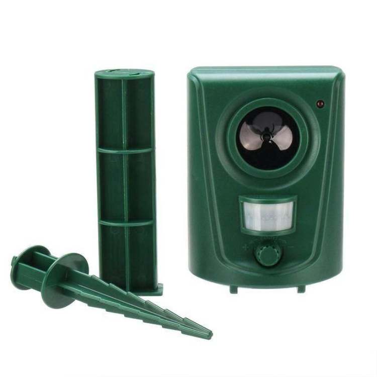Ultrasonische Katten Verjager met Bewegingssensor voor Tuin | Afstotende Frequentie Waterdicht IPX4 Buiten Afschrikmiddel Kattenbestrijding | Sansoti