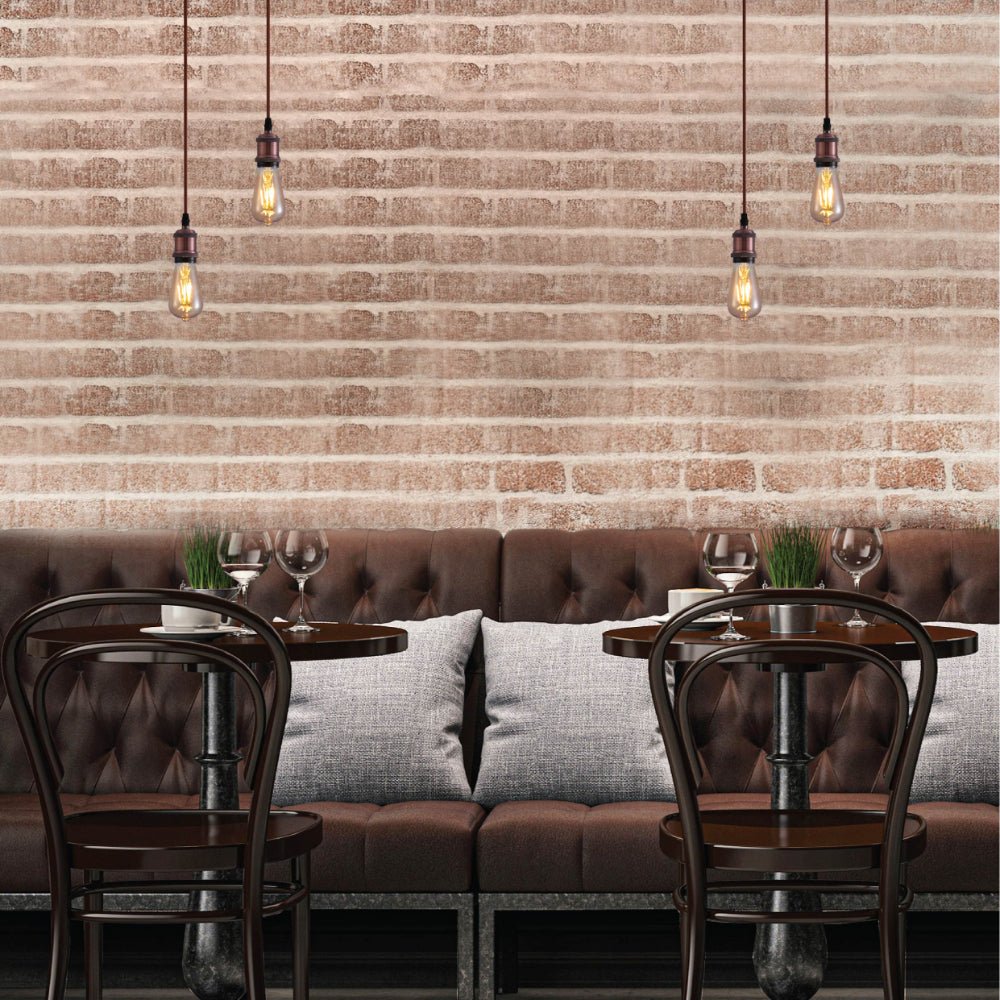 Suspension Vintage Industrielle Rétro E27 Antique Rouge Bronze Or Nickel Dimmable Réglable | Restfield