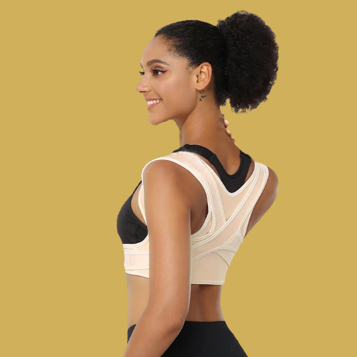 Onzichtbare Houdingscorrector Verstelbaar Ademend Rugondersteuning Comfortabel voor Dagelijks Gebruik Werken | Sansoti