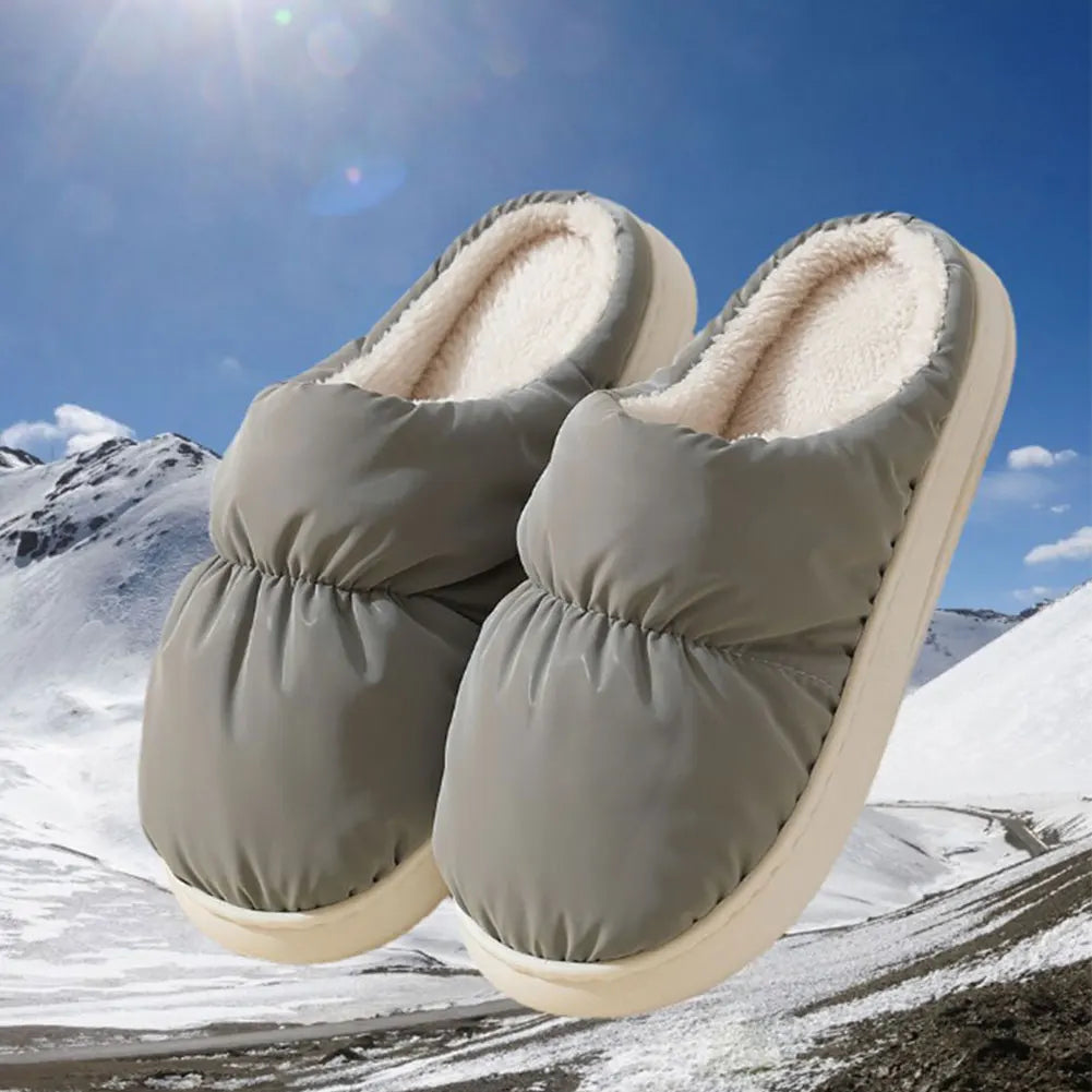 Pantoufles chauffantes avec connexion USB, chaussons électriques doublés en peluche pour garder les pieds au chaud à la maison en hiver | Sansoti