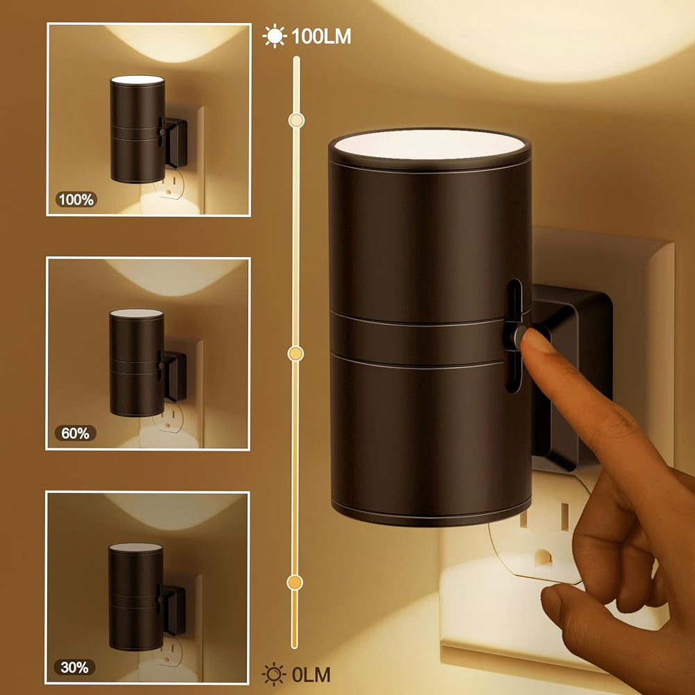 Minimalistische led wandlamp met lichtsensor en automatische dag-nachtfunctie voor moderne interieurs | Sansoti