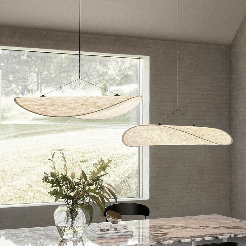Pendelleuchte aus Seide Wolkenform Schwarz Esszimmer Wohnzimmer Schlafzimmer Stimmungsbeleuchtung Minimalistisches Design Modern | Sansoti