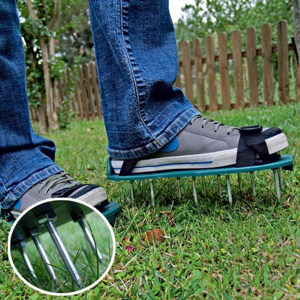 Gazon Beluchter Schoenen Met IJzeren Spikes Verstelbaar 30cm | Sansoti
