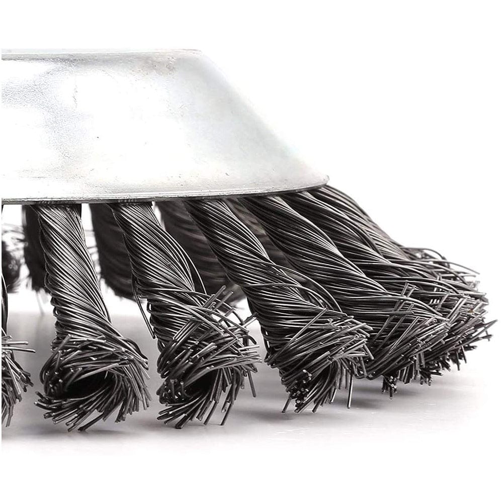 Carbon Steel Trimmer Head for Grass Trimmers with 36 Braided Wires for Weed Removal on Tiles and Patios, 15 cm | Sansoti