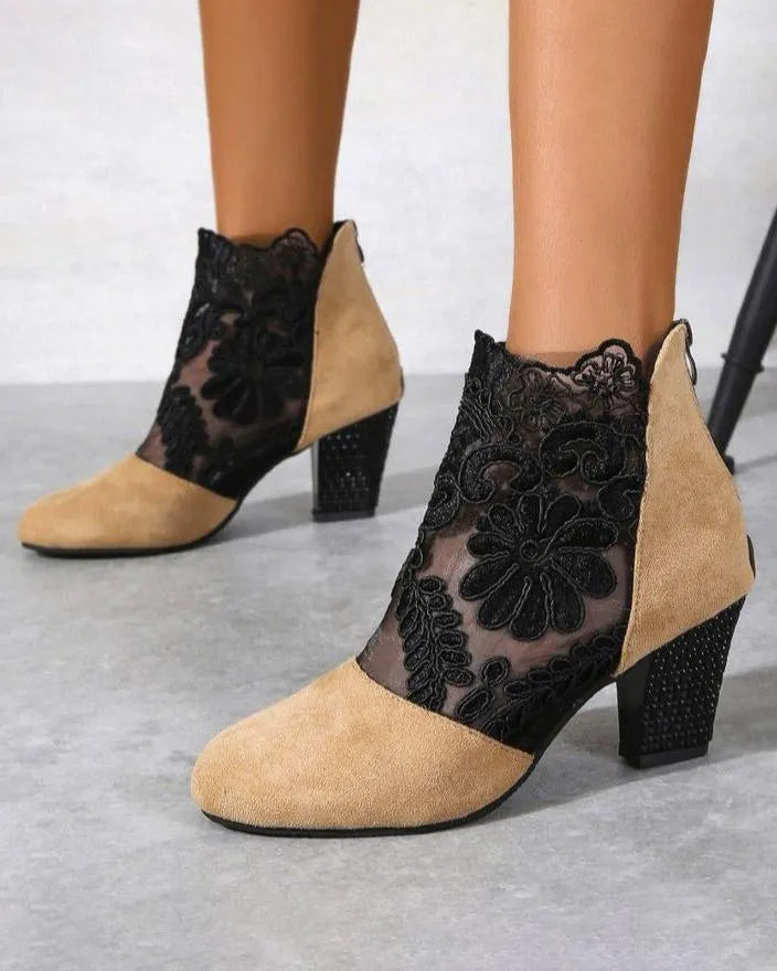 Dames Pumps met Hak Zwart Beige Rood Elegant Feestschoenen Comfortabele Hakken Party Avondschoenen Maat 35-43 | Sansoti