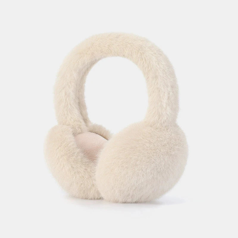 Pluche Oorwarmers Winter met Opvouwbaar Design voor Dames en Heren Comfortabel Zacht Luxe Warmte Accessoire | Sansoti