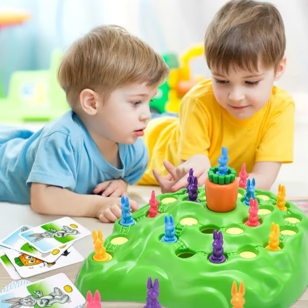 Familiebordspel Konijnenrace 3D Klimspel voor Kinderen vanaf 4 Jaar Gezelschapsspel Educatief Speelgoed | Sansoti