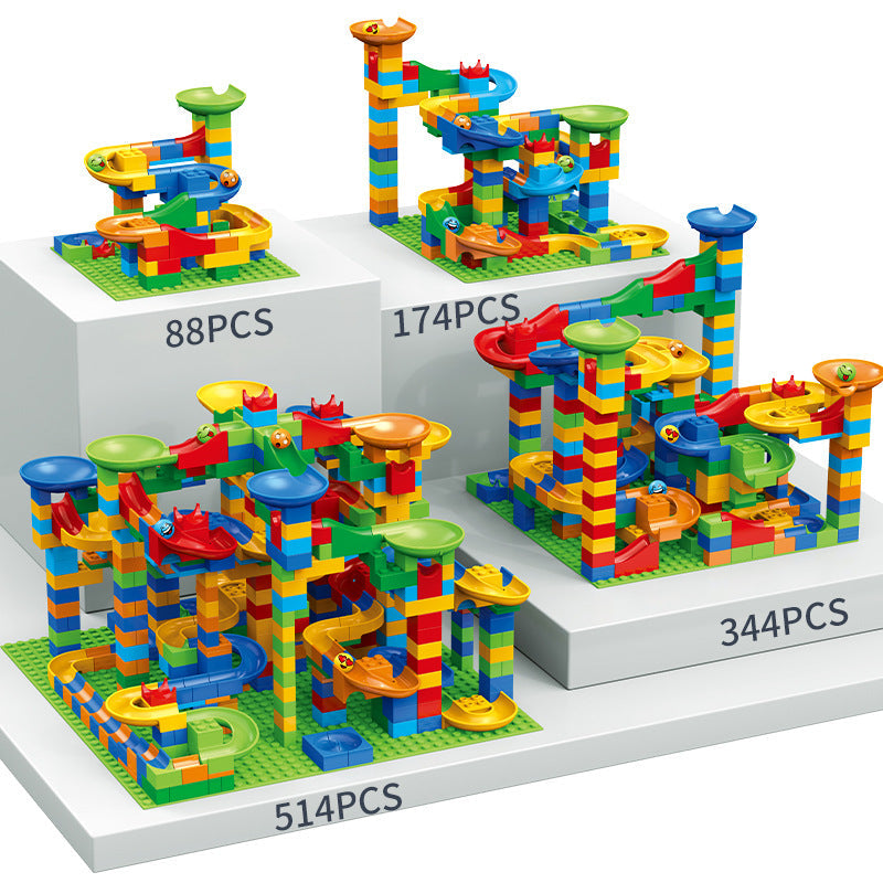 Modulaire Knikkerbaan Bouwspeelgoed Kunststof voor Kinderen Creatief Educatief Constructieset | Sansoti
