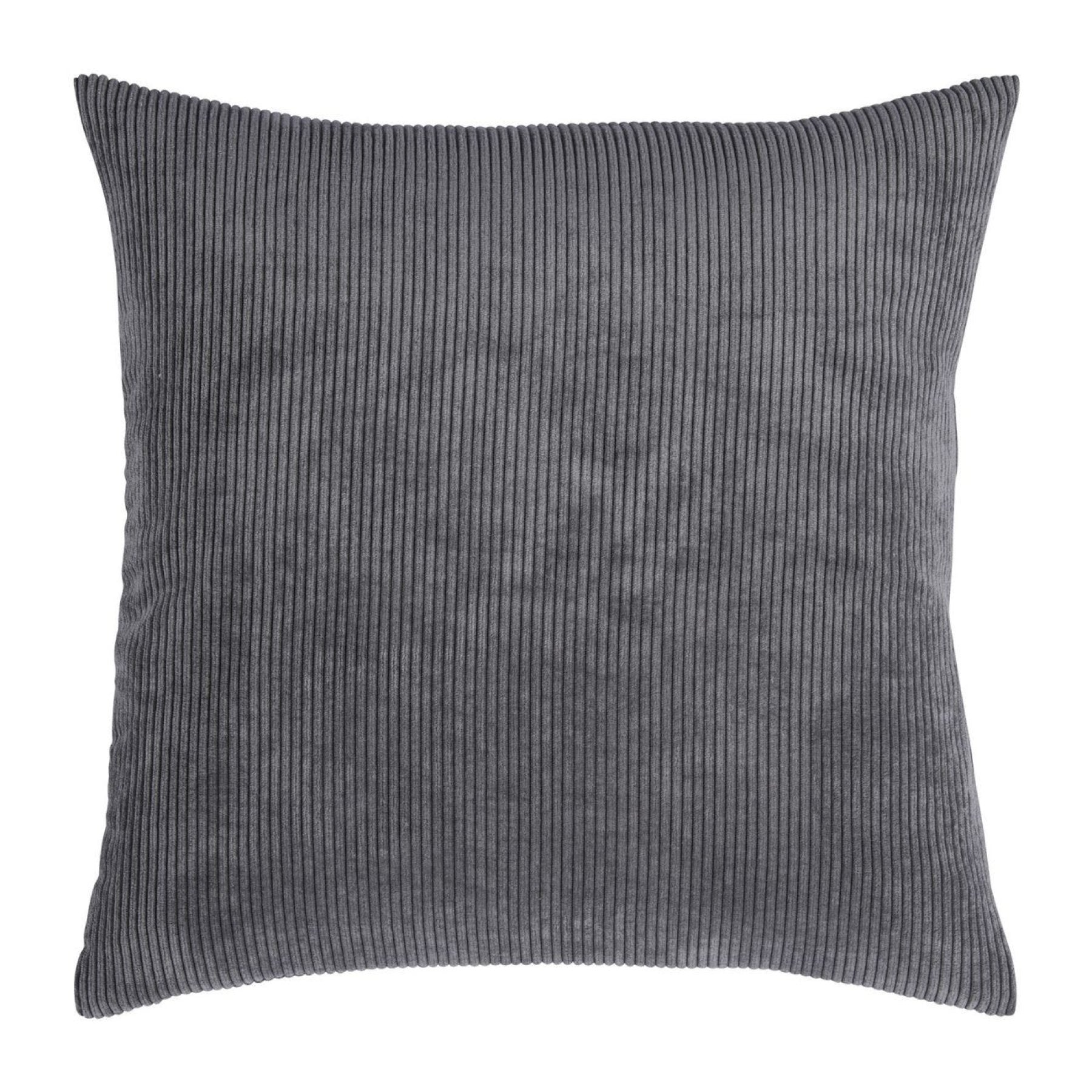 Kussenhoes met Corduroy Look - Zachte Ribfluweel Textuur - Scandinavisch Woonaccent - Vierkante Hoes voor Bank en Stoel | Sansoti