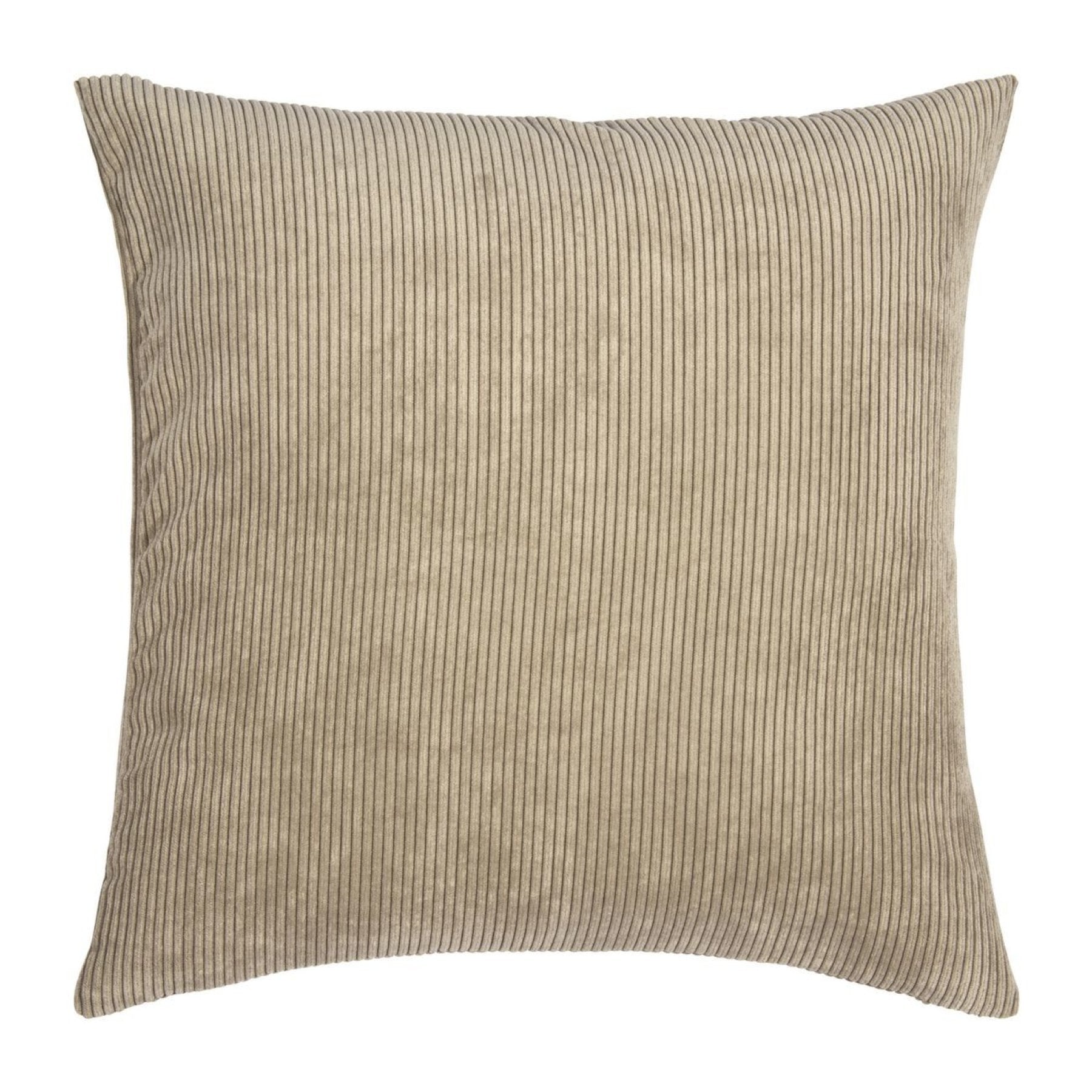 Kussenhoes met Corduroy Look - Zachte Ribfluweel Textuur - Scandinavisch Woonaccent - Vierkante Hoes voor Bank en Stoel | Sansoti