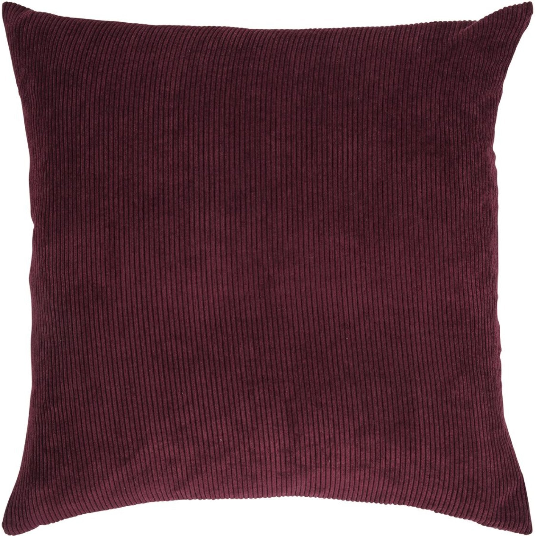 Kussenhoes met Corduroy Look - Zachte Ribfluweel Textuur - Scandinavisch Woonaccent - Vierkante Hoes voor Bank en Stoel | Sansoti