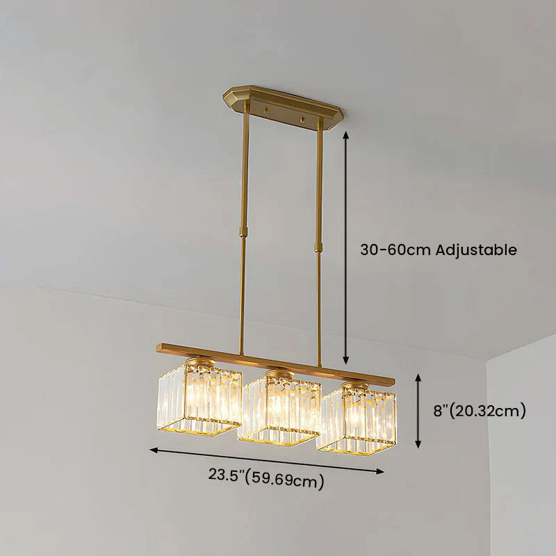 Hängelampe Glas E27 Schwarz 3 oder 4 Licht Esstisch Kochinsel Skandinavische Hängelampe Deckenlampe Küche Wohnzimmer | Restfield