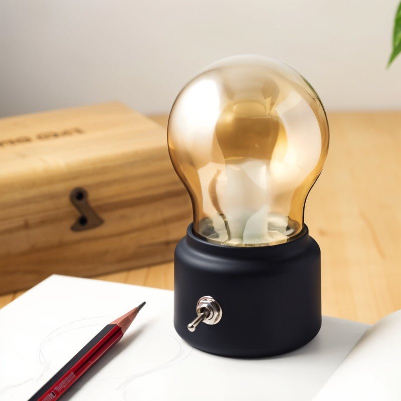 Lampe de table vintage avec recharge USB et lumière chaude et chaleureuse | Restfield