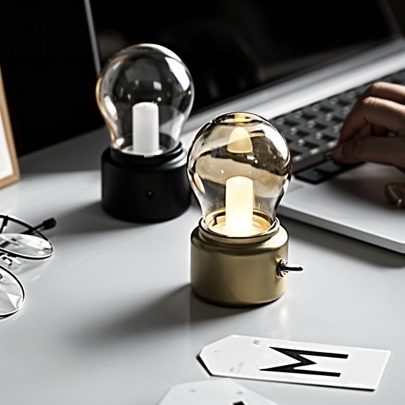 Lampe de table vintage avec recharge USB et lumière chaude et chaleureuse | Restfield