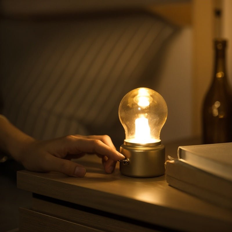 Lampe de table vintage avec recharge USB et lumière chaude et chaleureuse | Restfield