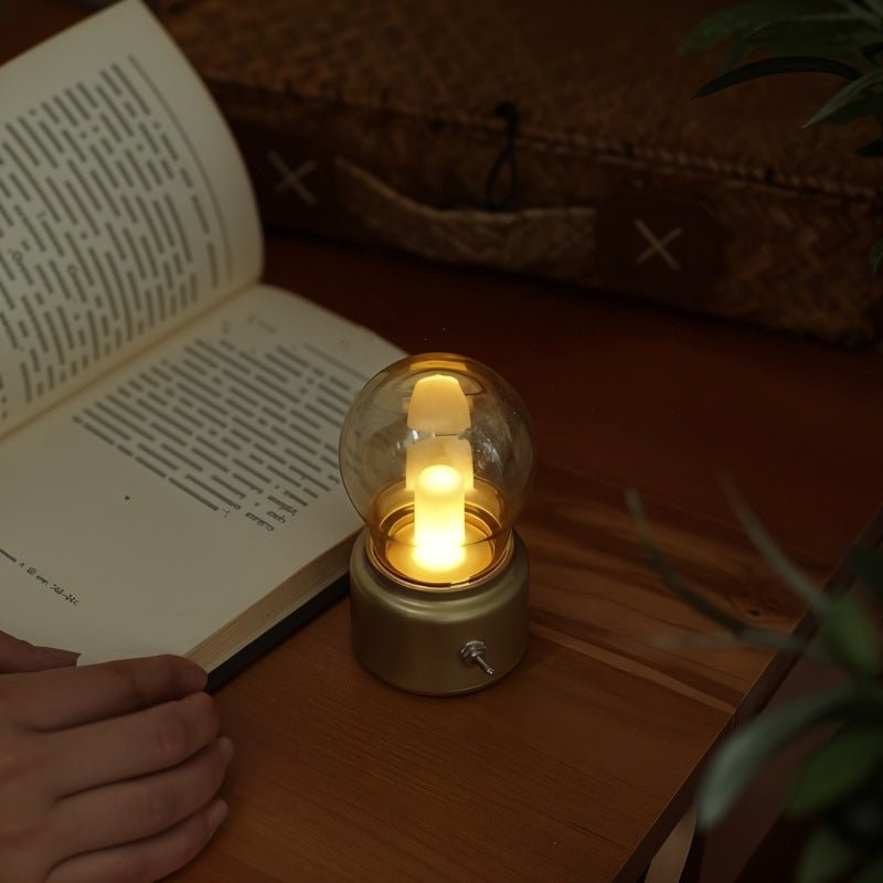 Lampe de table vintage avec recharge USB et lumière chaude et chaleureuse | Restfield