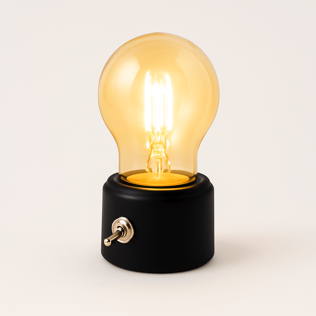 Lampe de table vintage avec recharge USB et lumière chaude et chaleureuse | Restfield