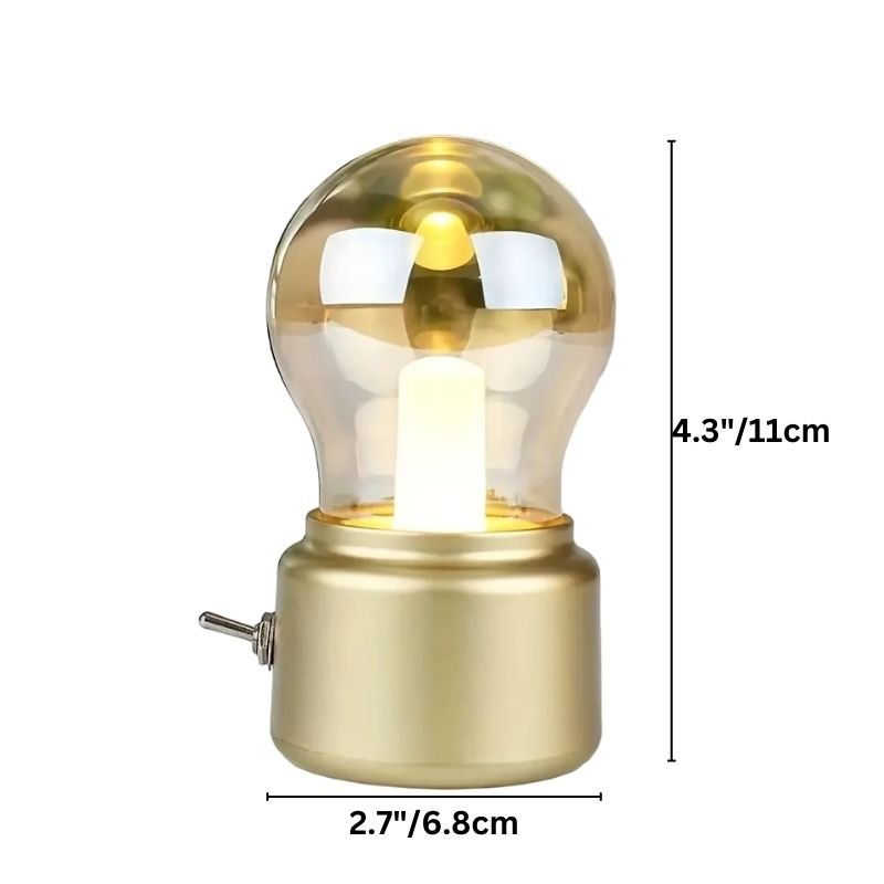 Lampe de table vintage avec recharge USB et lumière chaude et chaleureuse | Restfield