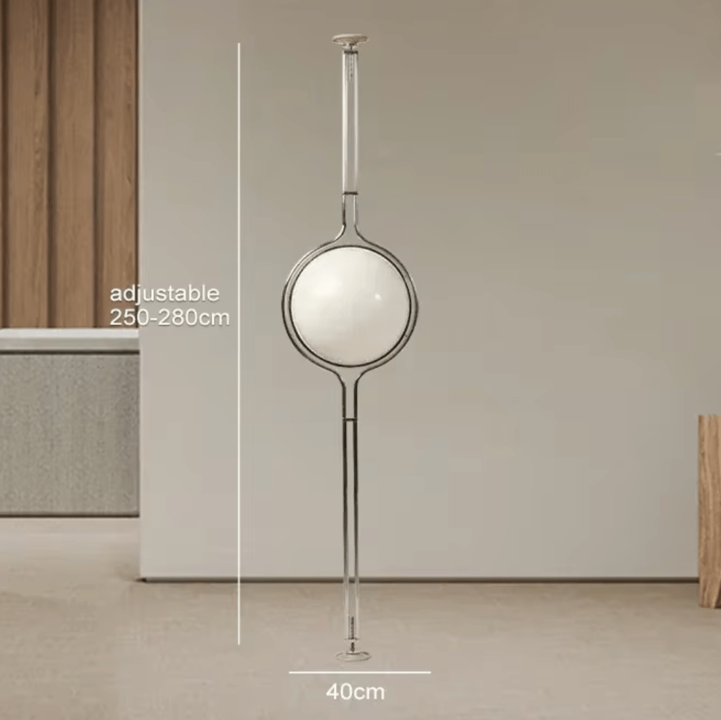 Lampadaire Boule Plafond au sol Moderne Métal Acrylique 280cm | Restfield