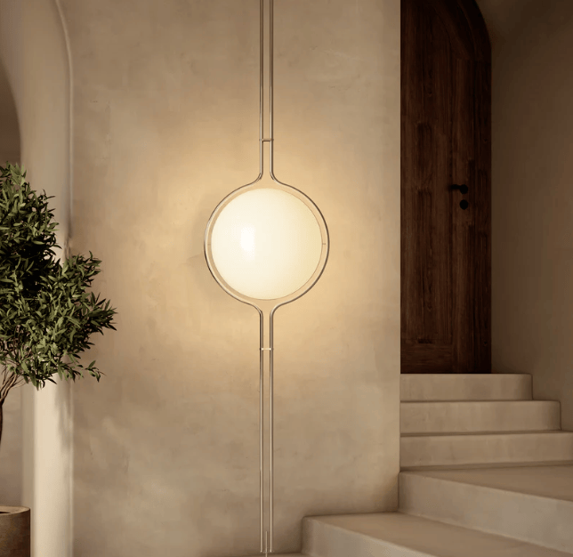 Lampadaire Boule Plafond au sol Moderne Métal Acrylique 280cm | Restfield