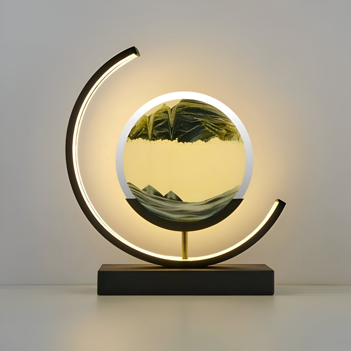 Restfield | LED-Sandlampe mit Fernbedienung & dimmbarem Licht – Beruhigende Design-Tischleuchte