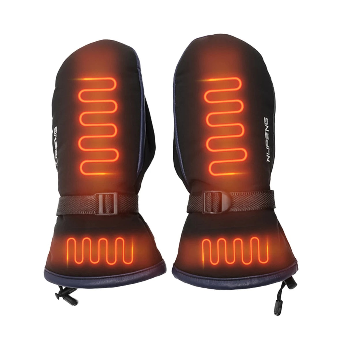 USB Verwarmde Handschoenen Dubbelzijdig Waterafstotend Touchscreen Winterwarmte Skiwanten Outdoor Vingertoppen | Sansoti