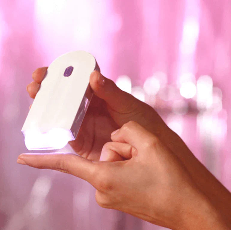 Rechargeable Hair Removal Device with LED — Painless and Safe Epilator for Face, Arms, and Legs | Sansoti
