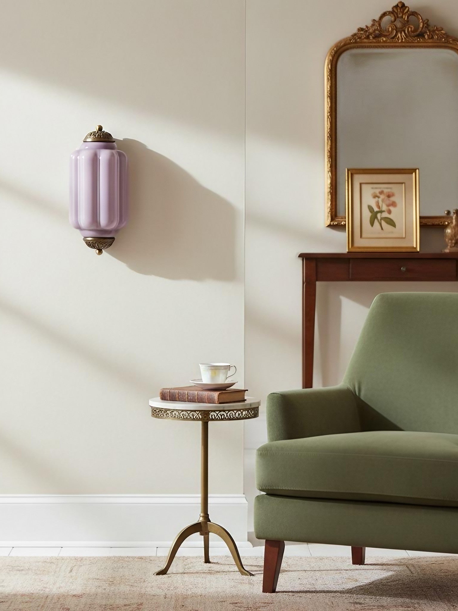 Wandlamp Melkglas voor Slaapkamer Gang Scandinavische Stijl | Sansoti